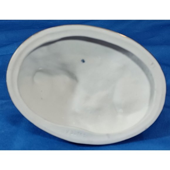 Volkstedt Sommeil Baroque Traveler Figurine Group Sculpture Cobalt Blue Gold Vtg - Picture 13 of 15